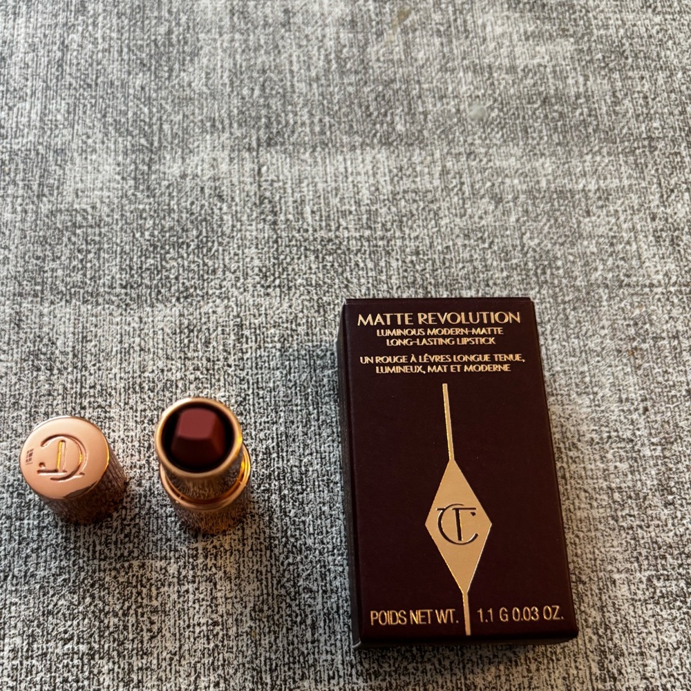 5 items x $25 Charlotte Tilbury mini pillow talk  Lipstick NEW - Picture 2 of 5